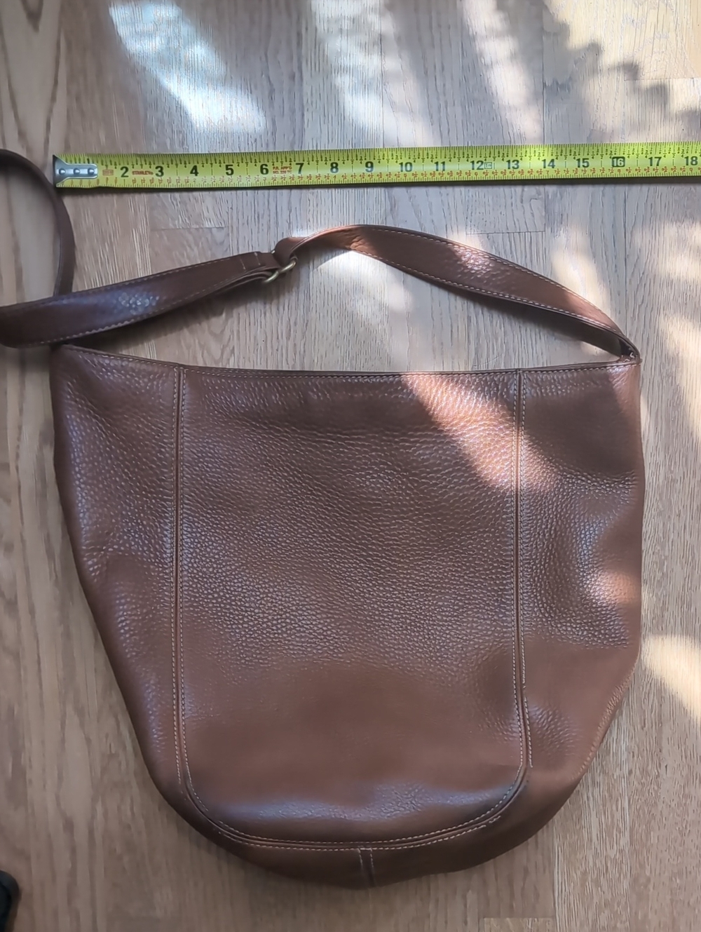 Vintage Coach Sonoma Bucket Bag, Saddle, L5E-4916